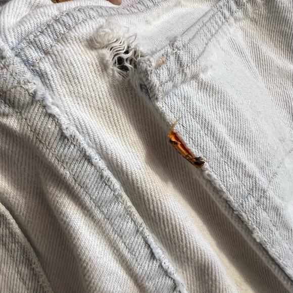 Levi’s Jeans Mens 36 X32 Vintage USA Light Wash 550 Orange Tab Distressed ** - Picture 5 of 14